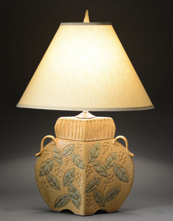 Gold Arts and Crafts Lamp