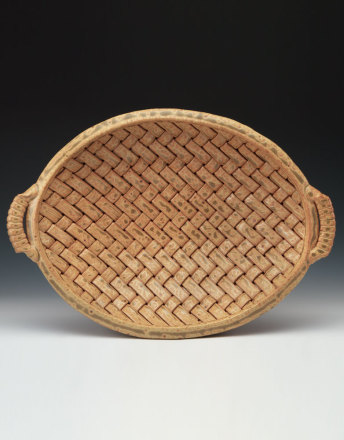 Gold woven bowl