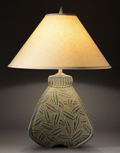 Sage Bulbous Lamp