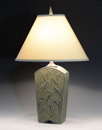 Tall Keystone Lamp Sage
